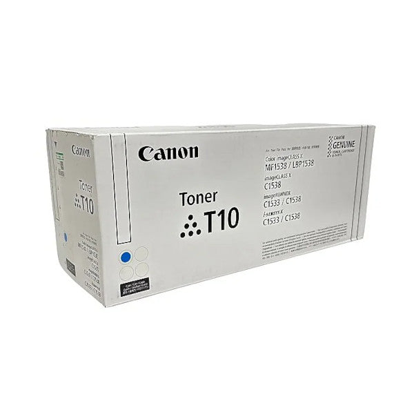 OEM Canon T10 (4565C001AA) Cyan Toner Cartridge (10,000 Pages)