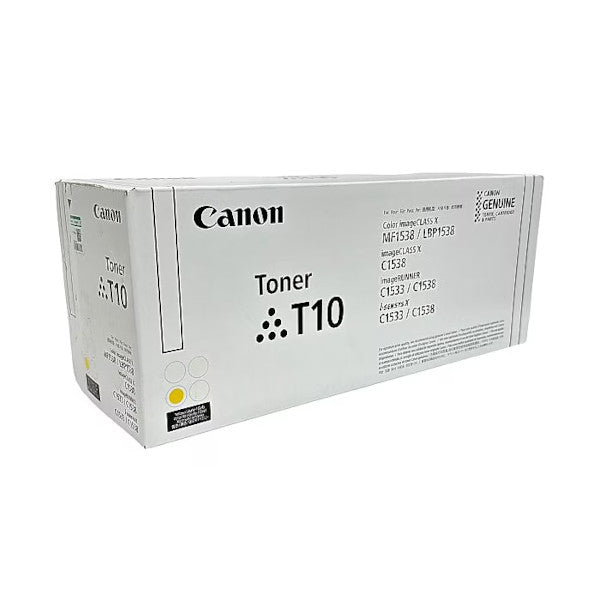 OEM Canon T10 (4563C001AA) Yellow Toner Cartridge (10,000 Pages)