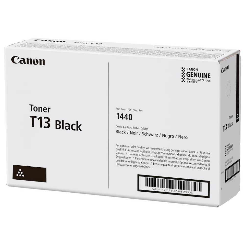 OEM Canon T13 Black Toner Cartridge (10,600 Pages)