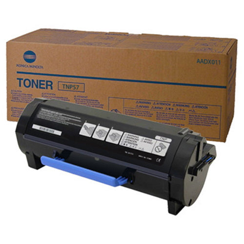 OEM Konica Minolta TNP57 (AADX011) Black Toner Cartridge (25,000 Pages)