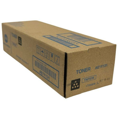 OEM Konica Minolta TNP93K (AE1Y131) Black Toner Cartridge (6,000 Pages)
