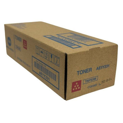 OEM Konica Minolta TNP93M (AE1Y331) Magenta Toner Cartridge (4,000 Pages)