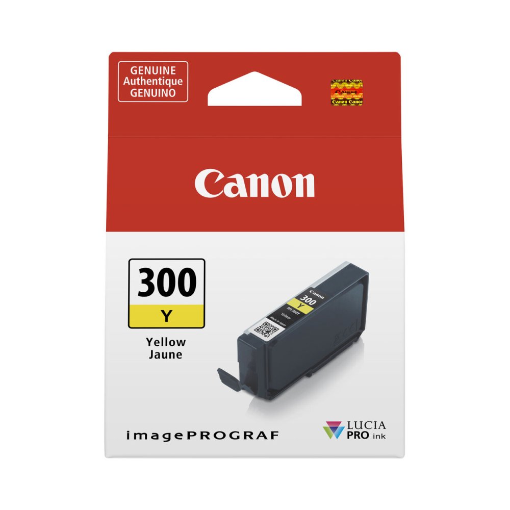 OEM Canon PFI-300Y Yellow Ink Cartridge
