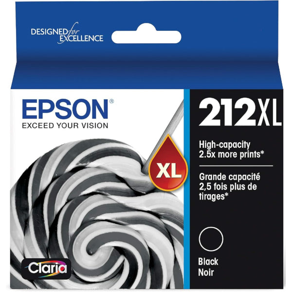 OEM Epson 212XL Black Ink Cartridge (500 Pages)
