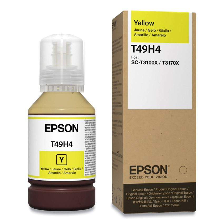 OEM Epson T49H400 Yellow Ink Bottle