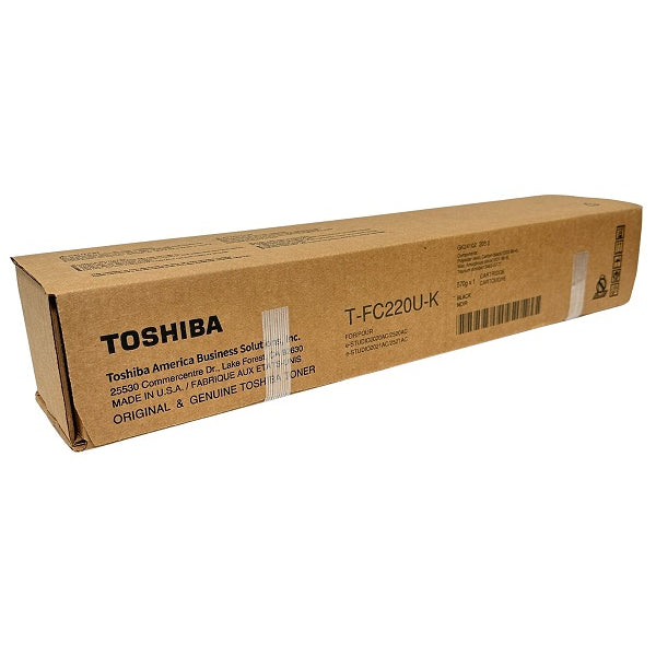 OEM Toshiba T-FC220U-K Black Toner Cartridge (39,800 Pages)