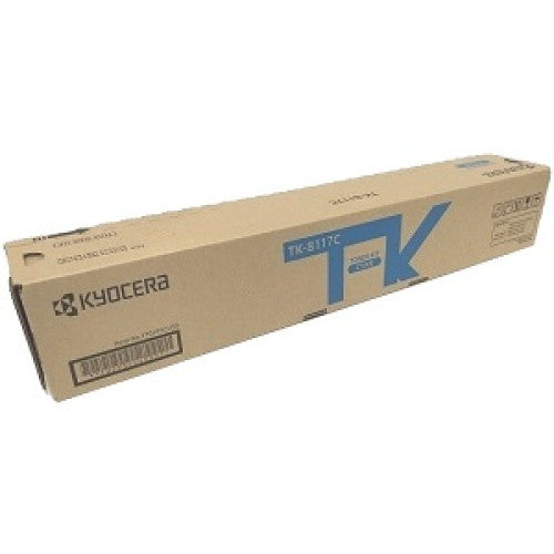 OEM Kyocera-Mita TK-8117C Cyan Toner Cartridge (6,000 Pages)