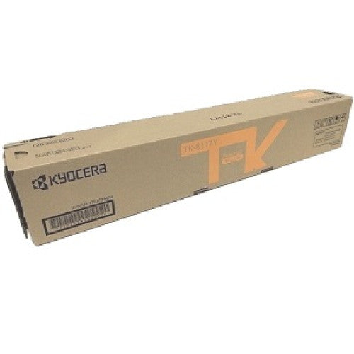 OEM Kyocera-Mita TK-8117Y Yellow Toner Cartridge (6,000 Pages)
