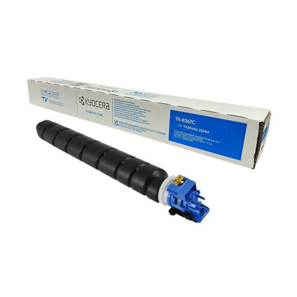 OEM Kyocera Mita TK-8367C Cyan Toner Cartridge (12,000 Pages)