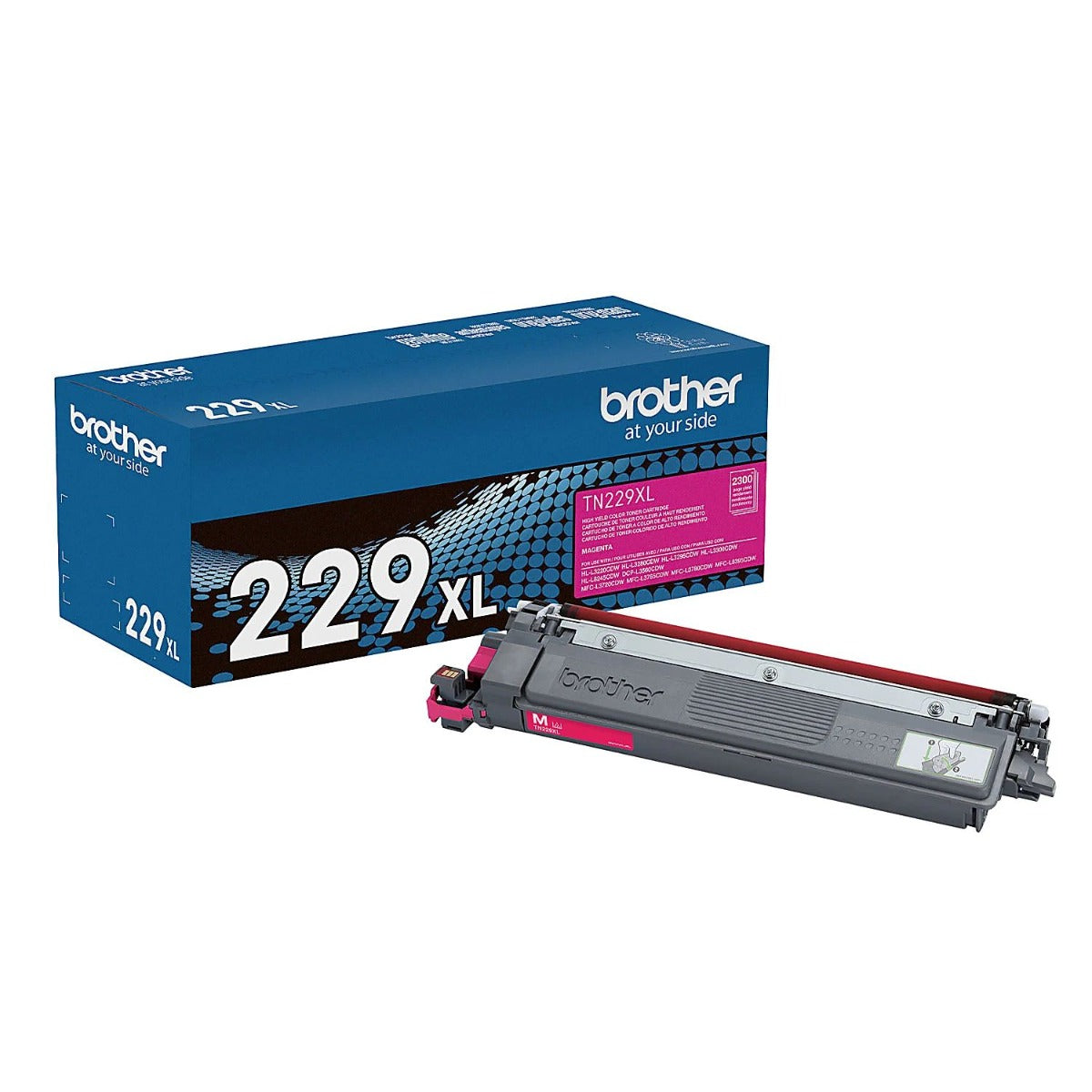 OEM Brother TN229XLM High Yield Magenta Toner Cartridge (2,300 Pages)