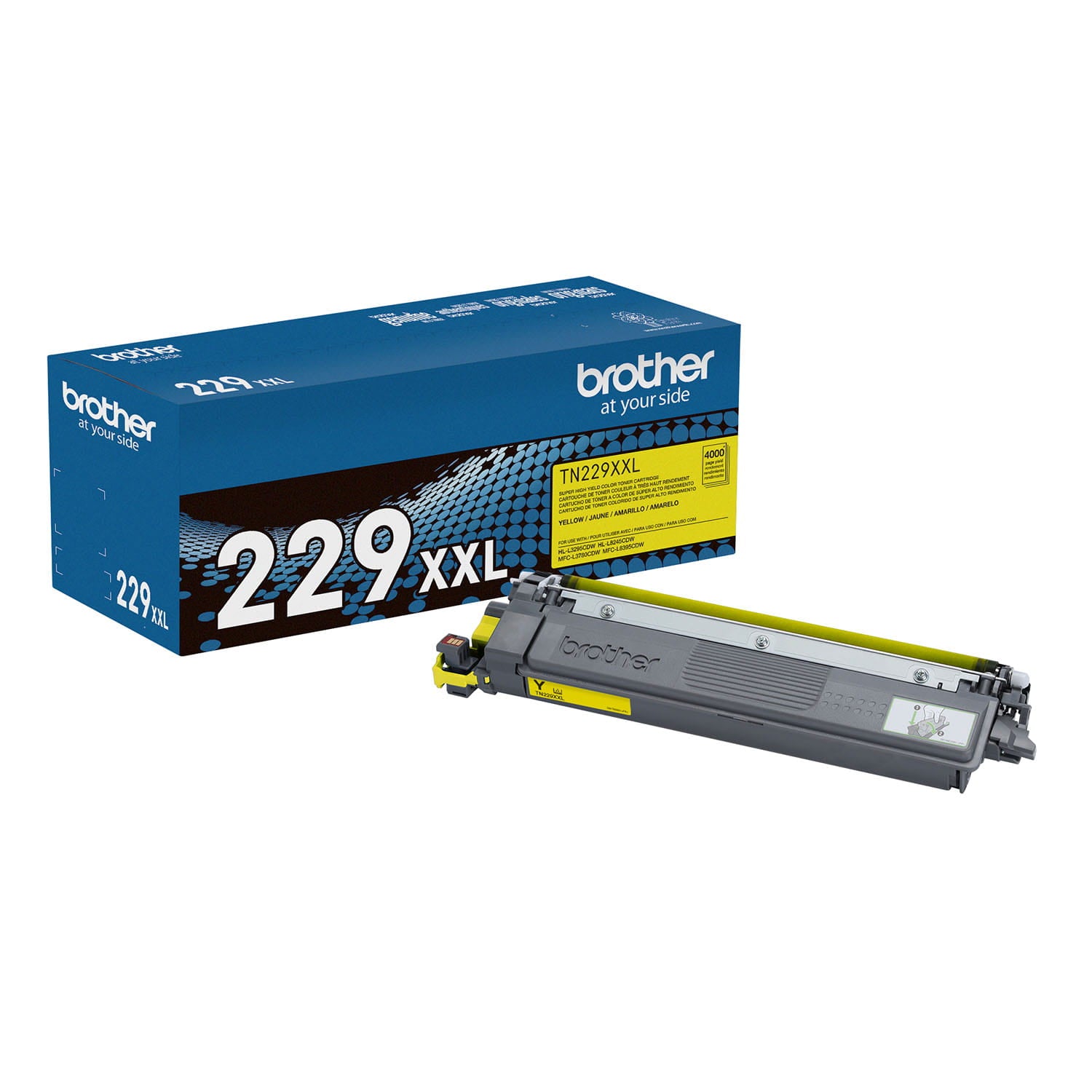 OEM Brother TN229XXLY Yellow Toner Cartridge (4,000 Pages)