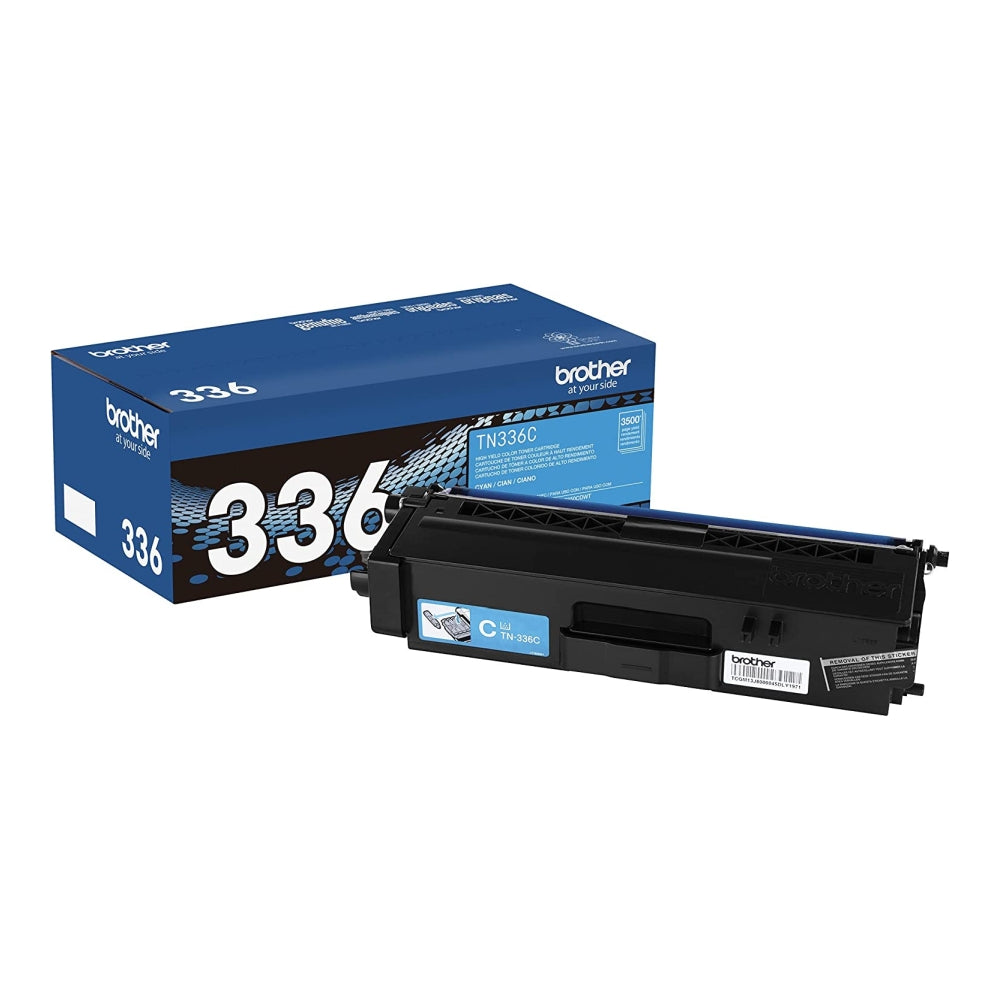 OEM Brother TN336C High Yield Cyan Toner Cartridge (3,500 Pages)