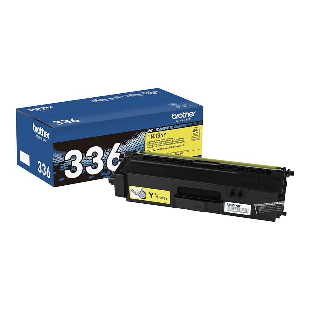 OEM Brother TN336Y High Yield Yellow Toner Cartridge (3,500 Pages)