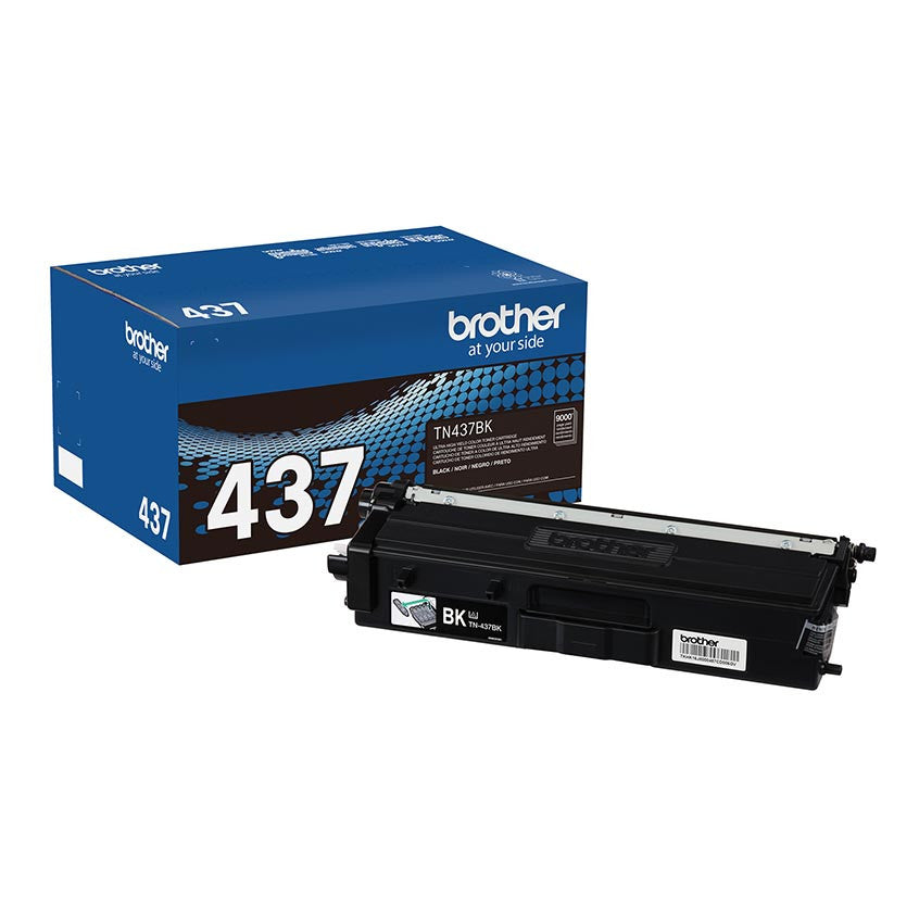 OEM Brother TN437BK Ultra High Yield Black Toner Cartridge (9,000 Pages)