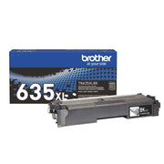 OEM Brother TN635XLBK High Yield Black Laser Toner Cartridge (5,500 Pages)