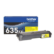 OEM Brother TN635XXLY Super High Yield Yellow Toner Cartridge (6,500 Pages)