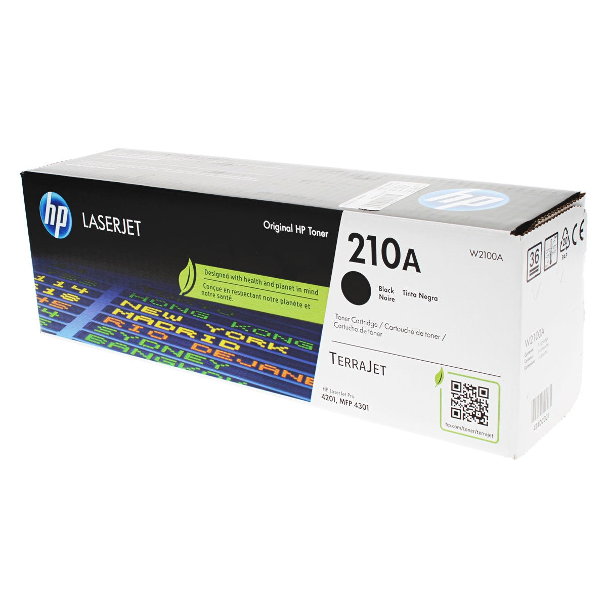 OEM HP 210A Black Toner Cartridge (2,000 Pages)